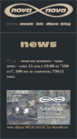 Mobile Screenshot of novanovamusic.com