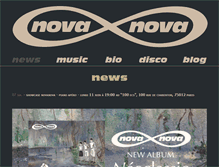 Tablet Screenshot of novanovamusic.com